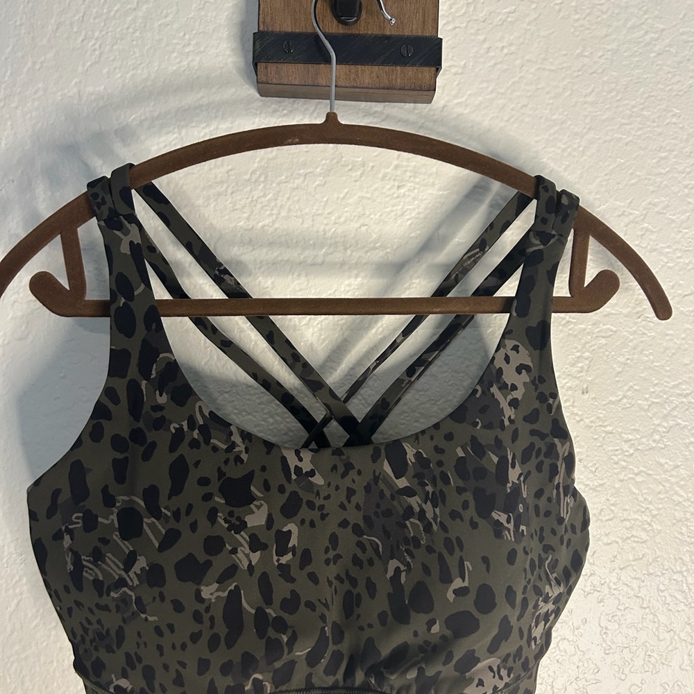 Leopard Print Lululemon Energy Sports Bra